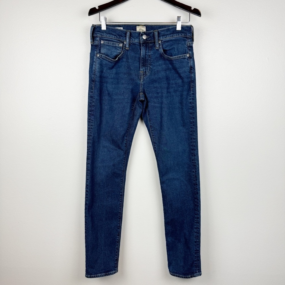 J. Crew Men's 484 Slim Fit Tapered Leg Stretch Jeans Size 29x32 - Picture 2 of 8